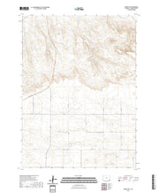 USGS US Topo 7.5-minute map for Round Top WY 2021