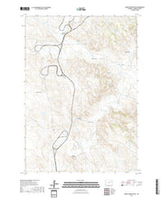 USGS US Topo 7.5-minute map for Saddle Horse Butte WY 2021