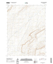 USGS US Topo 7.5-minute map for Sand Butte Rim NW WY 2021