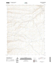 USGS US Topo 7.5-minute map for Sand Butte Rim SE WY 2021