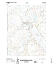 USGS US Topo 7.5-minute map for Saratoga WY 2021