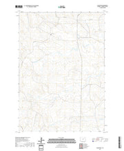 USGS US Topo 7.5-minute map for Savageton WY 2021