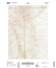 USGS US Topo 7.5-minute map for Sawmill Canyon WY 2021