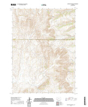 USGS US Topo 7.5-minute map for Sawtooth Mountain WY 2021