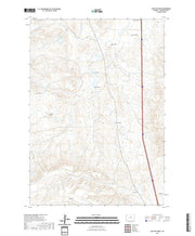 USGS US Topo 7.5-minute map for Schlicht Draw WY 2021