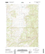 USGS US Topo 7.5-minute map for School Section Mountain WY 2021