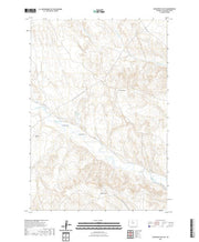 USGS US Topo 7.5-minute map for Schuster Flats SE WY 2021