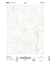 US Topo 7.5-minute map for Sevenmile Gulch WY