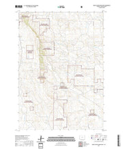 USGS US Topo 7.5-minute map for Sheep Canyon Creek West WY 2021