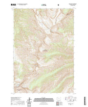 USGS US Topo 7.5-minute map for Sheep Mesa WY 2021