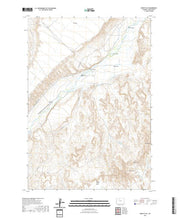 USGS US Topo 7.5-minute map for Sheets Flat WY 2021