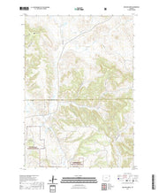 USGS US Topo 7.5-minute map for Sheldon Creek WY 2021