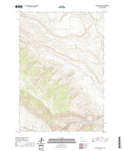 USGS US Topo 7.5-minute map for Shoshone Canyon WY 2021