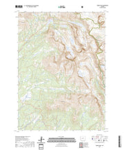 US Topo 7.5-minute map for Temple Peak WY