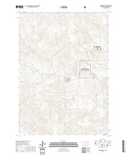 USGS US Topo 7.5-minute map for Turnercrest WY 2021