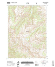 USGS US Topo 7.5-minute map for Turquoise Lake WY 2021