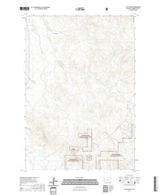 USGS US Topo 7.5-minute map for Tuttle Draw WY 2021