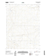 USGS US Topo 7.5-minute map for Twelvemile Well WY 2021