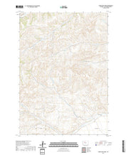 USGS US Topo 7.5-minute map for Twentyone Creek WY 2021