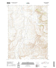 USGS US Topo 7.5-minute map for Twin Buttes WY 2021