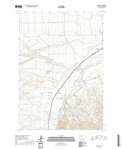 USGS US Topo 7.5-minute map for Vocation WY 2021