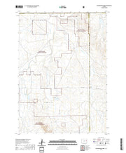 USGS US Topo 7.5-minute map for Wagonhound Creek WY 2021