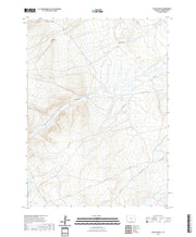 USGS US Topo 7.5-minute map for Walck Ranch WY 2021