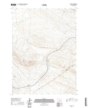 USGS US Topo 7.5-minute map for Walcott WY 2021