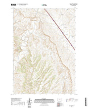 USGS US Topo 7.5-minute map for Wall Creek WY 2021