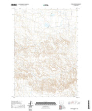 USGS US Topo 7.5-minute map for Wardel Reservoir WY 2021