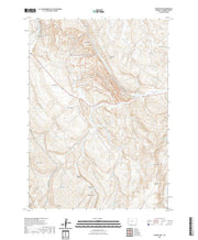 USGS US Topo 7.5-minute map for Weiser Pass WY 2021