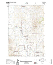 USGS US Topo 7.5-minute map for Weston WY 2021