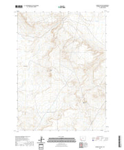 USGS US Topo 7.5-minute map for Whiskey Buttes WY 2021