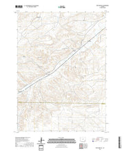 USGS US Topo 7.5-minute map for Whitcomb Hill WY 2021