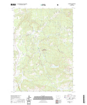 USGS US Topo 7.5-minute map for Woodrock WY 2021