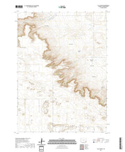 USGS US Topo 7.5-minute map for Y B O Canyon WY 2021