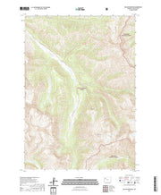 USGS US Topo 7.5-minute map for Yellow Mountain WY 2021