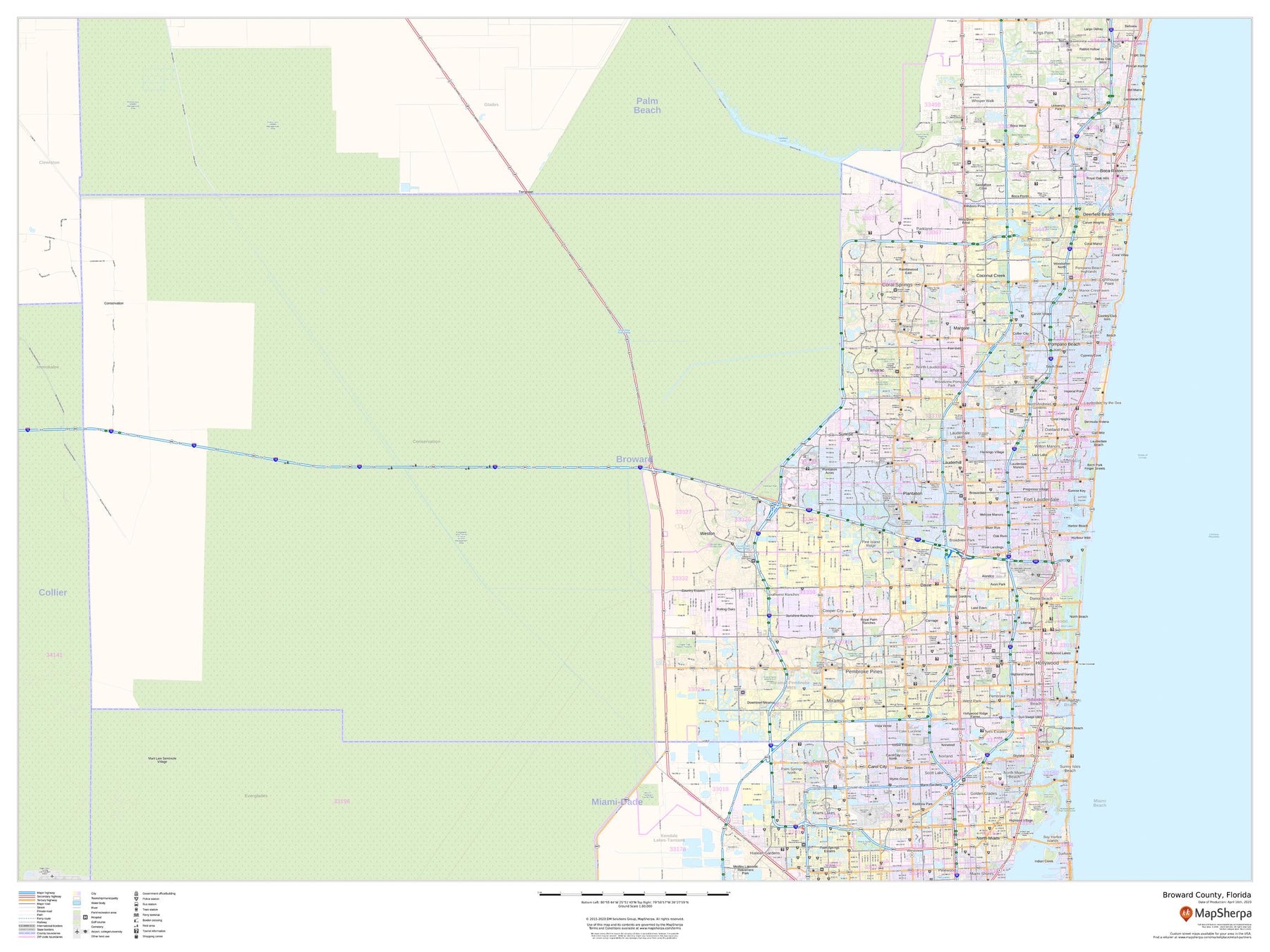 Map of Florida (USA) and inset map of Hillsborough County showing the