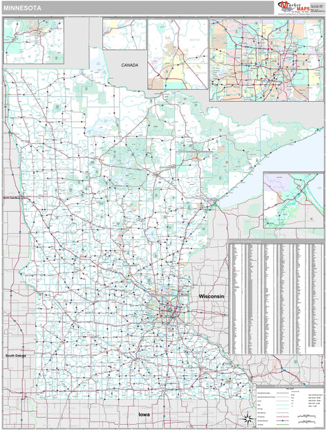 Minnesota – American Map Store