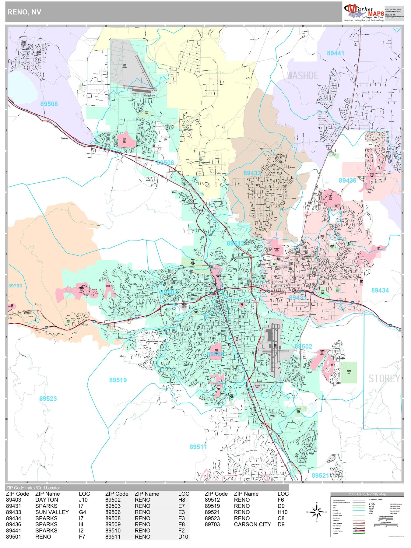 Reno Map