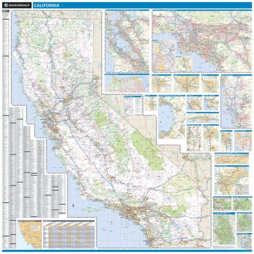 California: Wall Maps – American Map Store