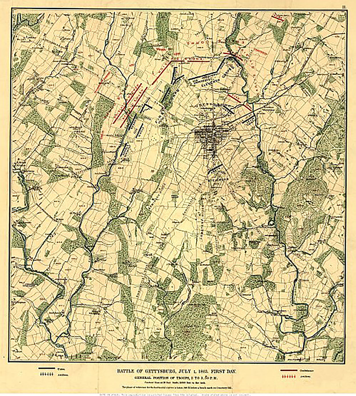 Civil War Gettysburg 1863 – American Map Store