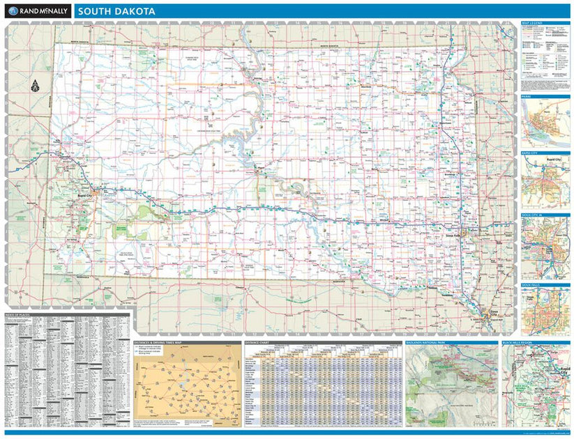 South Dakota: Wall Maps – American Map Store