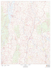 Vermont Zip Code Map